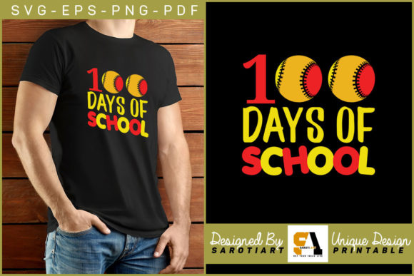 100 Days of School Softball Gaming Shirt: A Graphics & Crafts Review