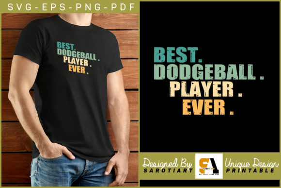 Best Dodgeball Player Ever Retro Gaming Graphics in Crafts