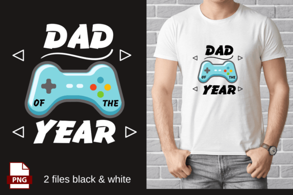 Dad of the Year Gaming Graphics for Crafts