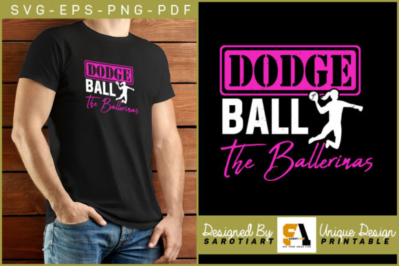 Dodgeball the Ballerinas Gaming Design for Graphics and Crafts
