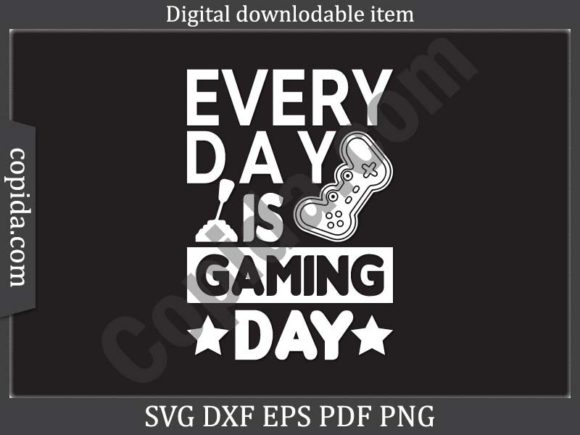 Every Day is Gaming Day Svg Cutting File Review