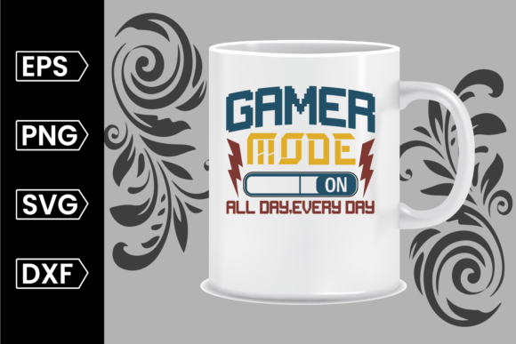 Gamer Mode SVG Graphics for Crafts and Design