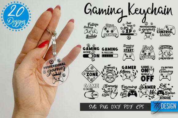 Gaming Keychain SVG Bundle: A Graphics & Crafts Review