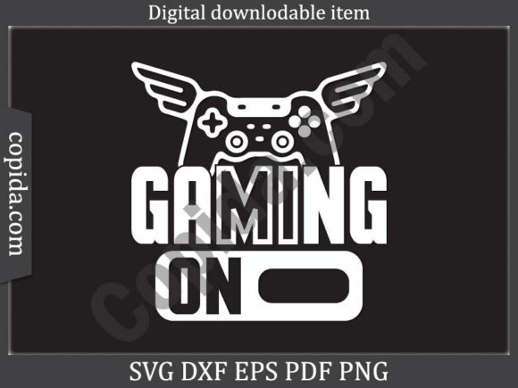 Gaming on Svg Printable Cutting File for Graphics and Crafts