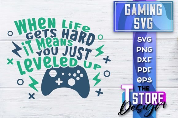 Gaming Quotes SVG Design for Crafts and Graphics