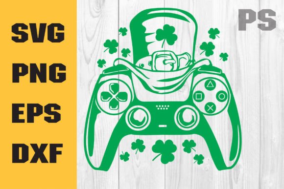 Shamrock Gaming Svg: A Playful Graphic for Crafts and Web Design