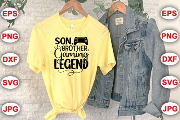 Son.brother.gaming Legend Graphics for Crafts
